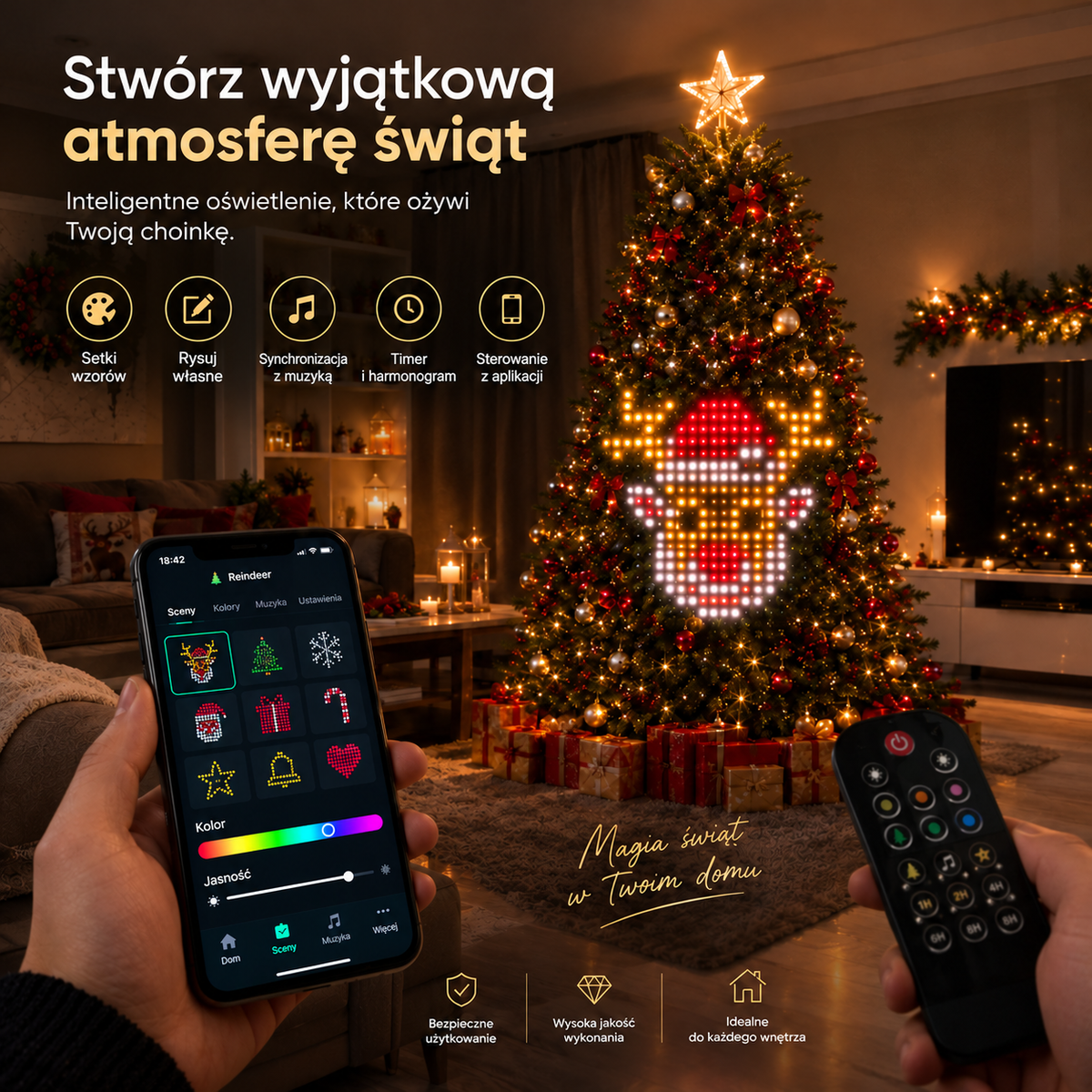 Lampki na choinkę